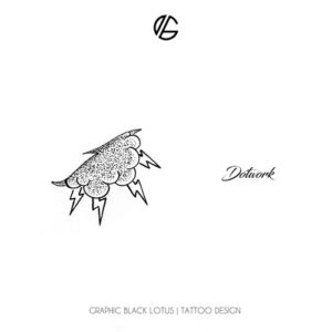 Dotwork Minimalist Cloud Tattoo Design