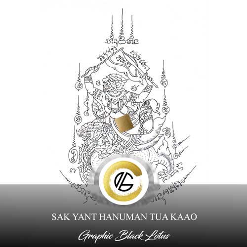 sak-yant-hanuman-lion-tua-kaao-tattoo-design