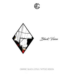 Artwork Tattoo Design Geometric Vision City Electric Cables