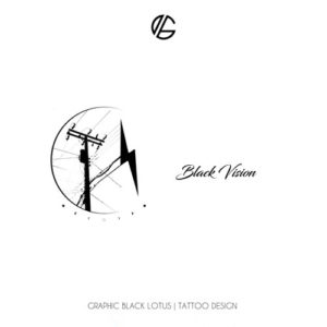 Artwork Tattoo Design Geometric Vision Cables Thunder