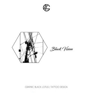 Artwork Tattoo Design Vision Pole Electric Cables