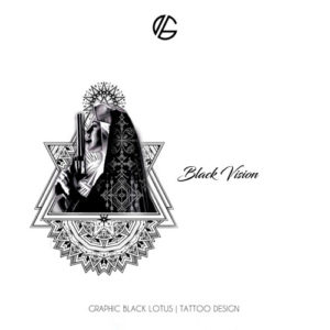 Artwork Tattoo Design Nun Love Gun