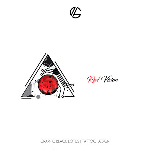 triangle-red-vision-tattoo-design
