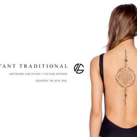 Sak Yant 1 Row & Lotus