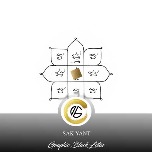 Sak Yant Geometry Lotus Flower | Graphic Black Lotus Tattoos Designs