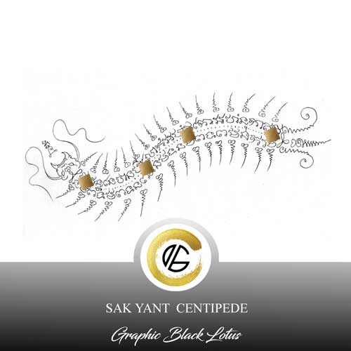 sak-yant-centipede-tattoo-design