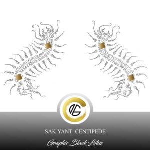 sak-yant-centipede-twin-tattoo-design