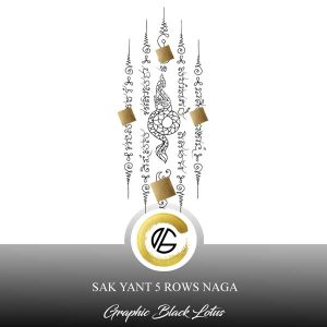Sak Yant 5 rows Naga 02